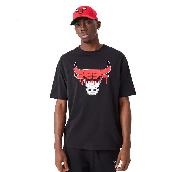 Chicago NBA Drip Logo Bulls T-Shirt 'black'